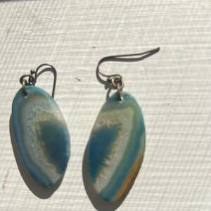 Vintage Acute stone earrings